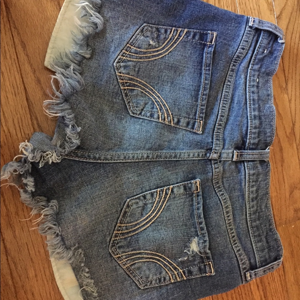 Hollister vintage short high rise denim size 1 - Picture 6 of 6